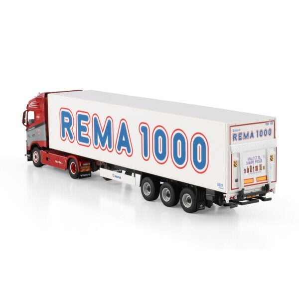 1:50 VOLVO N.C. CHRISTENSEN FH4 4X2 BOX TRAILER 3 AXLE WSI   DIECAST Model