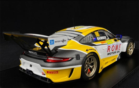 1:18 Porsche 911 gt3r 2019 Spark Macau tournament Resin Car Model view2
