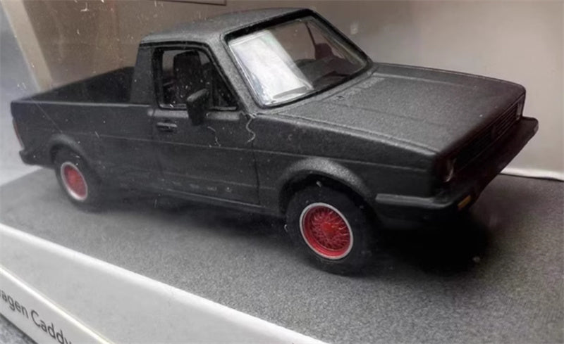 Schuco vw Caddy Pickup grey 1:64 Truck Pre-built Model