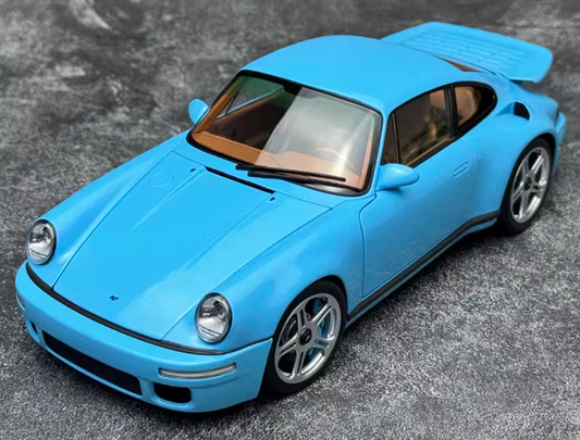 Almost Real Porsche Ruf CTR Anniversary Edition 2017 Sky Blue Limited Edition 504PCS ONLY 1:18 Car Pre-built Model view1