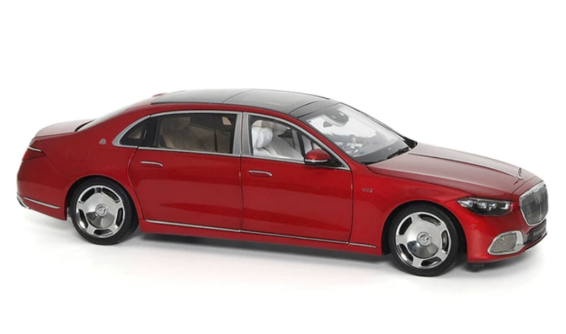 1:18 Mercedes Maybach S680 2021 Lava Red Almost Real  DIECAST Model