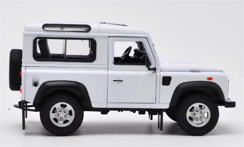 1:24 Land Rover Defender 90  White  WELLY  DIECAST Car Model