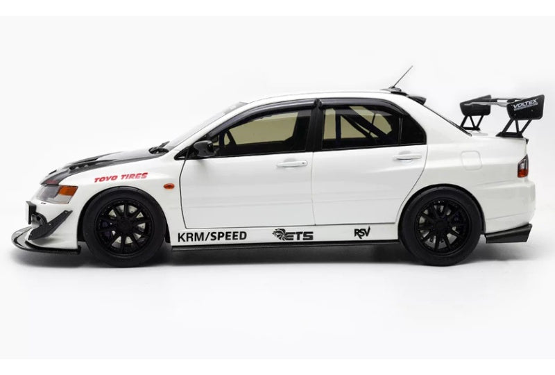 1:18 Mitsubishi EVO IX MR FQ-360  white Super A Limited Edition 399PCS ONLY DIECAST Model