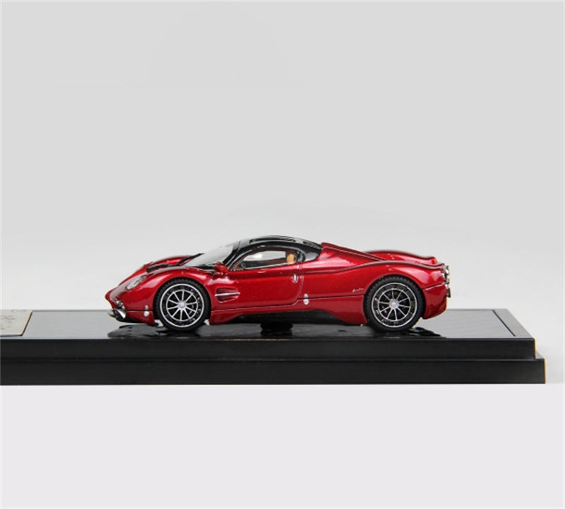 LCD-MODELS Pagani Utopia Super Car Coupe Red 1:64 car Pre-built Model view3