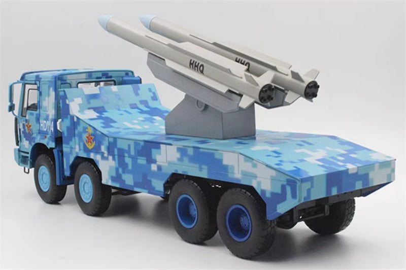Sinotruk Howo Hongqi 16 Anti Ship Missile Launch Parade Vehicle 70th anniversary Digital Camo 1:24 Tank Pre-built Model view5
