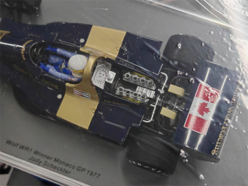 1:18 Wolf WR1 F1 1977 Spark Monaco GP Resin Car Model view5
