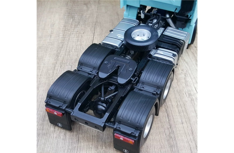 SHACMAN Delong X5000 Tractor iced mint 1:24 Truck Pre-built Airliner Model Display view12