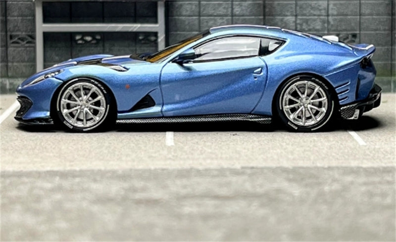 TOC Ferrari FE812C Coupe Sports BLU GENZIANA 1:64 Car Pre-built Model