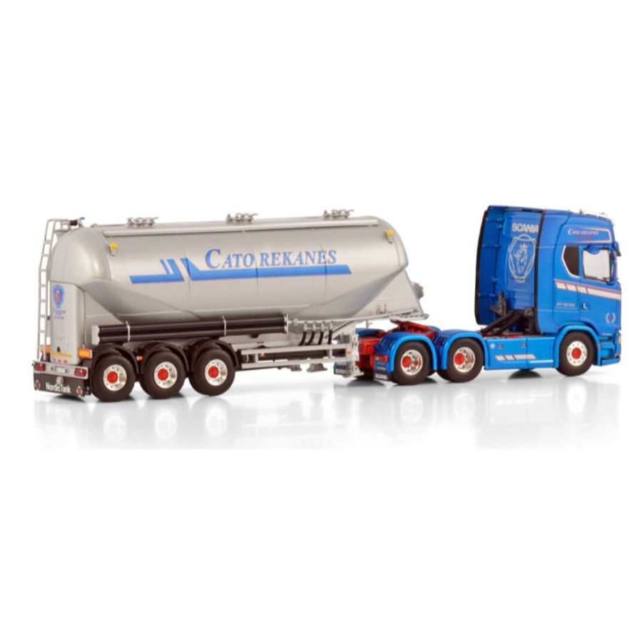 WSI SCANIA S HIGHLINE CS20H 6X2 TAG AXLE BULK TRAILER - 3 AXLE Rekanes 1:50 DIECAST Truck Lorry