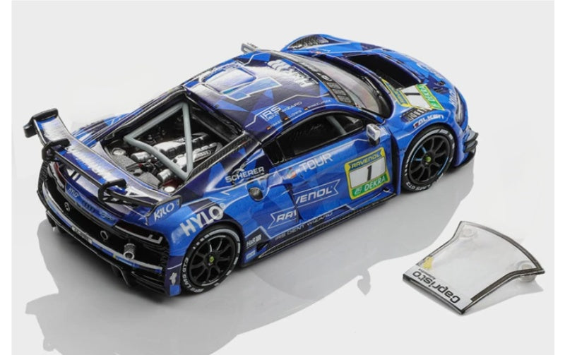 1:64 Audi R8 LMS GT3 EVO ll 2025 Blue KiloWorks #1  DIECAST Model