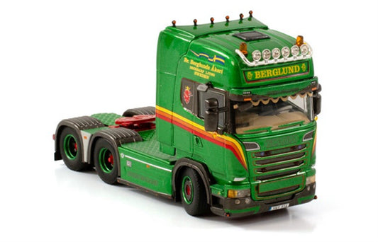 WSI SCANIA R STREAMLINE TOPLINE 6X2 TAG AXLE BERGLUND 1:50 Truck Pre-built Model