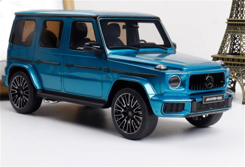 1:18 Mercedes-Benz G63 AMG 2024  Hyper Blue Magno GT SPIRIT  Resin Model