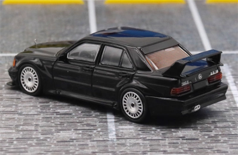 SEEKER Mercedes Benz 190E 2.5-16 Evolution Black 1:64 Car Pre-built Model view2