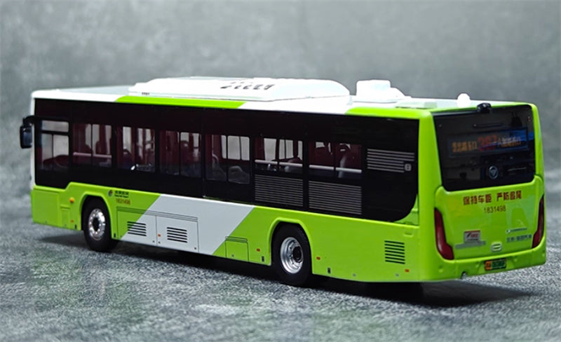 Beijing Public Transport Foton Bus Bafangda Single Machine Route 387 1:64 Bus Pre-built Model view6
