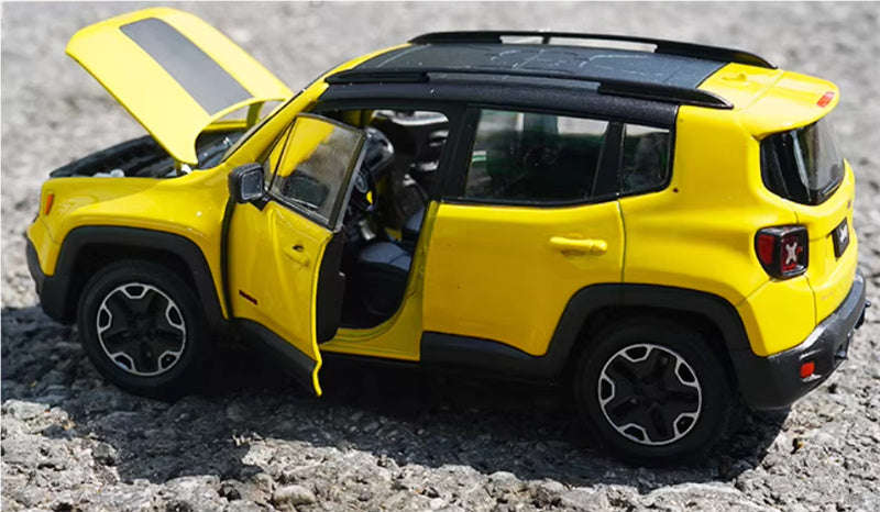 1:24 Jeep Renegade trailhawk  Yellow  WELLY  DIECAST Car Model