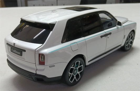 1:18 Cullinan BB Metallic white blue waistline ROLLS-ROYCE Limited Edition 149PCS ONLY DIECAST Model