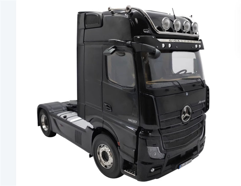 NZG Mercedes Benz Actros Lohr Black + double-layer trailer KIT 1:18 DIECAST Truck Lorry