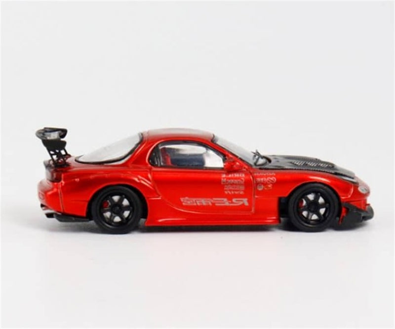 1:64 Mazda RX-7 RE Amemiya‌ Metallic Red BSC DIECAST Limited Edition 499pcs ONLY Model