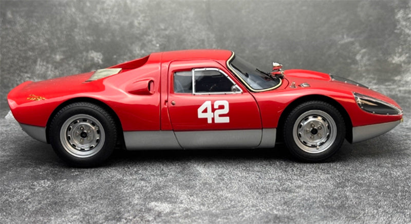 CMC Porsche 904 Carrera GTS Pebble Beach Auction 2017 #42 red Limited Edition 1000PCS ONLY 1:18 Car Pre-built Model view3