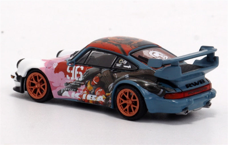 Leixin Porsche Singer Turbo Study 930 Mecha Pink 1:64 Car Pre-built Model view2