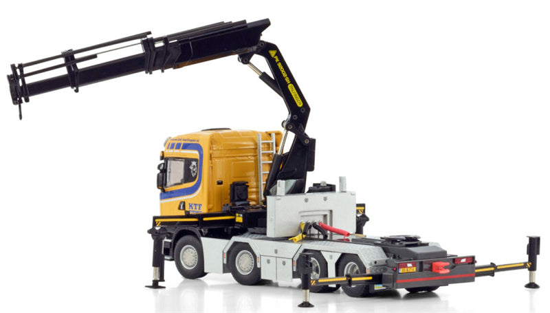 WSI SCANIA STREAMLINE HIGHLINE 8X4 WITH PALFINGER PK 92002 SH KTF Harlingen 1:50 Model