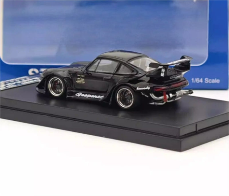 1:64 Porsche 911 RWB 993 Metallic Black SW DIECAST Model