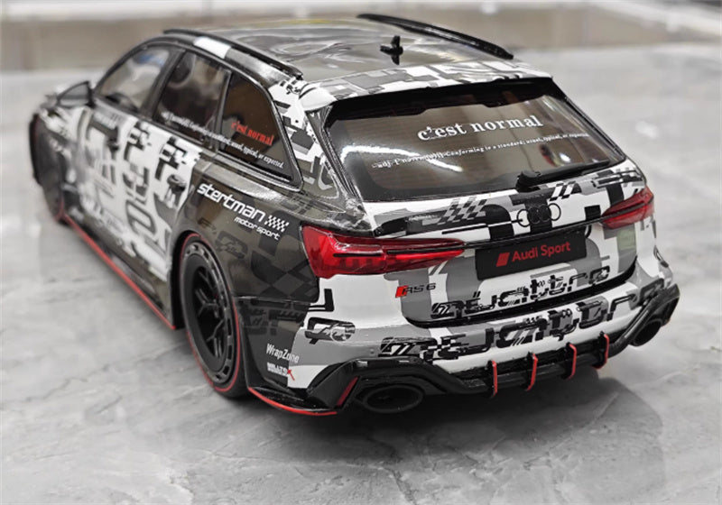 1:18 Audi RS6 Avant C8 BODY KIT  Camo  GT SPIRIT Limited Edition Resin Car Model
