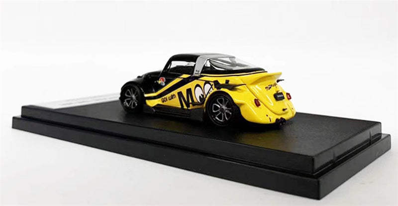 Mini Station VW Beetle Moon Eye RAUH-Welt Black 1:64 Car Pre-built Model view3