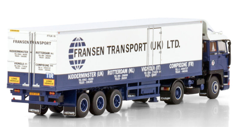WSI DAF 2800 4X2 CLASSIC REEFER Fransen Transport UK 1:50 Model