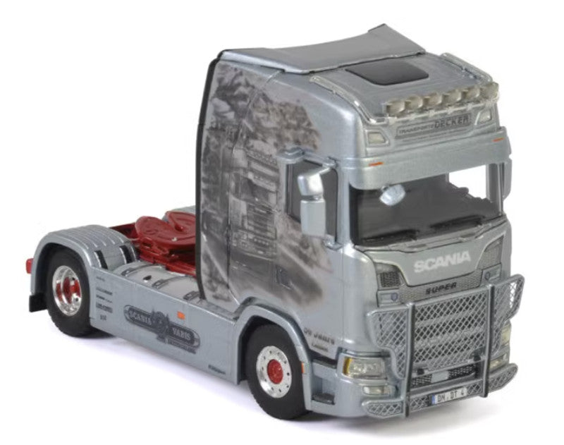 WSI SCANIA S HIGHLINE CS20H 4X2 DECKER TRANSPORTE 1:50 Truck Pre-built Model