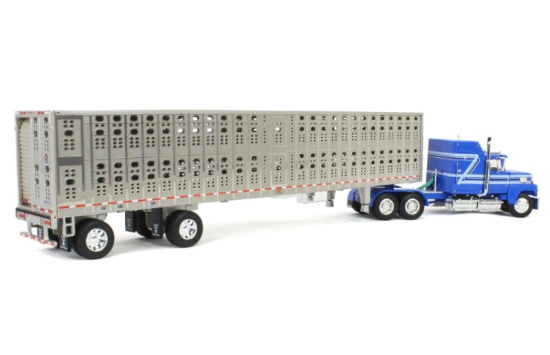 1:64 Ford PSAL Livestock LTL 9000 DCP Blue Diecast Model view4