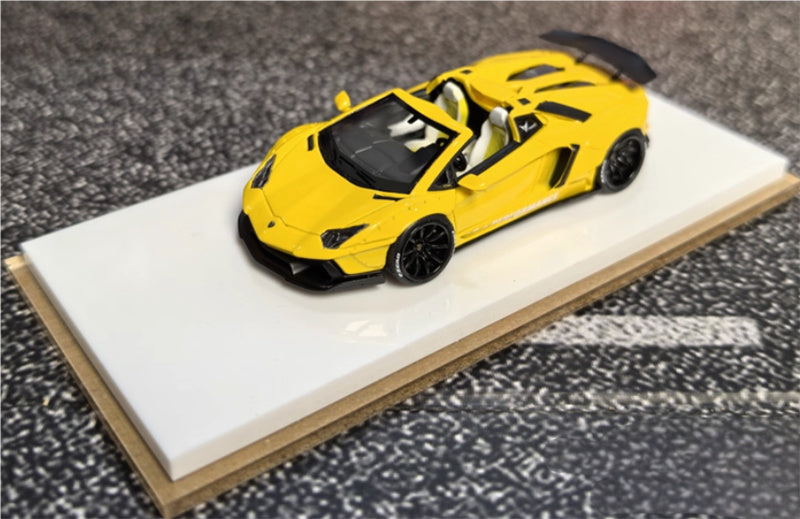 Fine works 64 Lamborghini LP700 LB Convertible Edition Limited Edition 199PCS ONLY Yellow 1:64 Car Pre-built Model view1