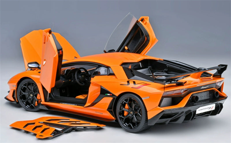 AUTOART Lamborghini Aventador SVJ Orange 1/18 DIECAST car