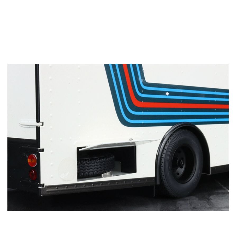 Schuco Mercedes  Race Trans Porsche MARTINI transport vehicle 1:18  DIECAST Truck