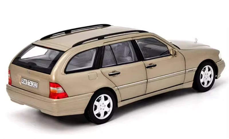 NOREV Mercedes Benz C-CLASS T 1997 station wagon Champagne Gold 1:18 Car Pre-built Model view4