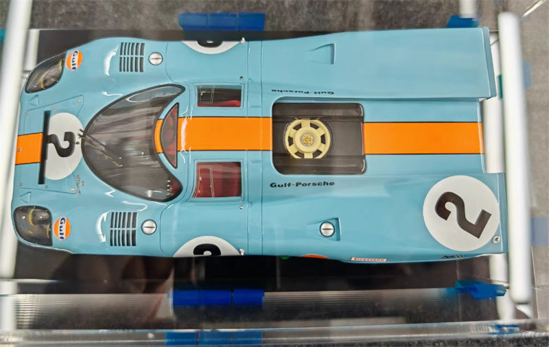 1:18 Porsche 917K GULF Amalgam Le Mans Racing #2 Resin Car Model view4