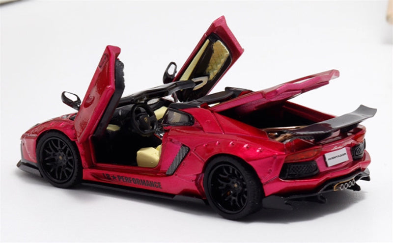 Rhino Model Lamborghini AVENTADOR LP700-4 LBWK Supercar Limited Edition 666PCS ONLY 1:64 Car Pre-built Model view4