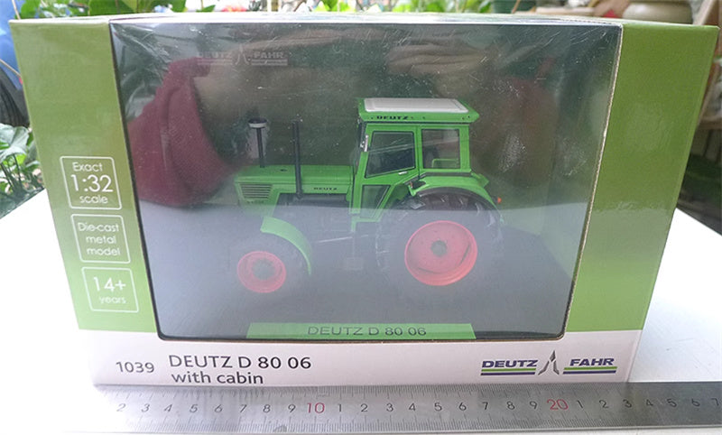 WEISE-TOYS Deutz D 80 06 tractor Emerald Green 1:32 Truck Pre-built Model