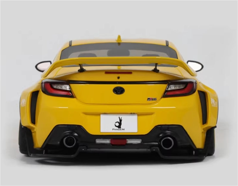 1:18 Toyota GR86 Rocket Bunny  Yellow GT SPIRIT  Resin Model