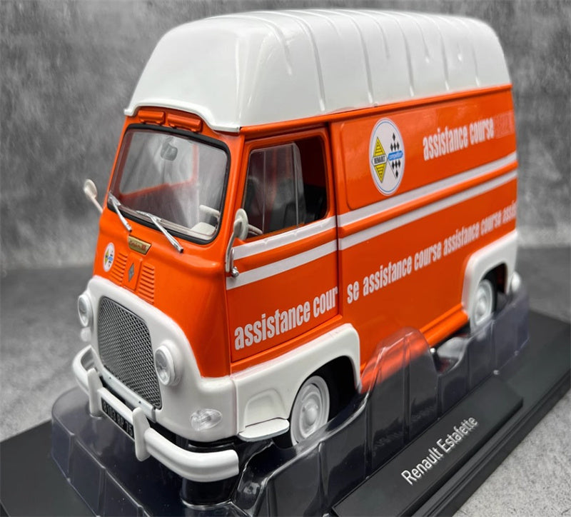 NOREV RENAULT ESTAFETTE ASSISTANCE COURSE 1967 orange 1:18 Car Pre-built Model view1
