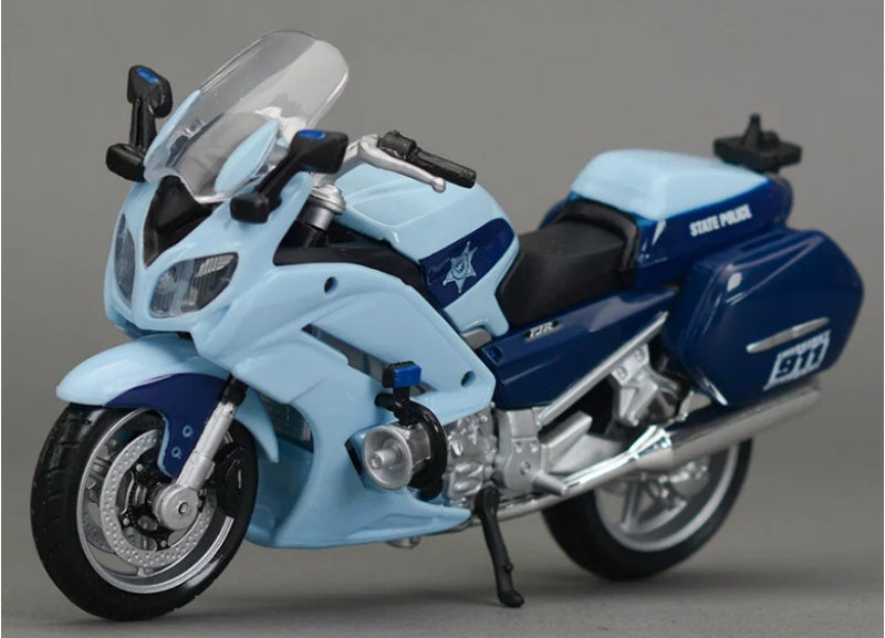 1:18 Yamaha FJR1300A  Blue  Maisto  Diecast Police Motorcycle Model
