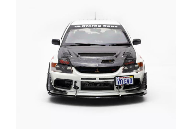 1:18 Mitsubishi EVO IX MR FQ-360  white Super A Limited Edition 399PCS ONLY DIECAST Model