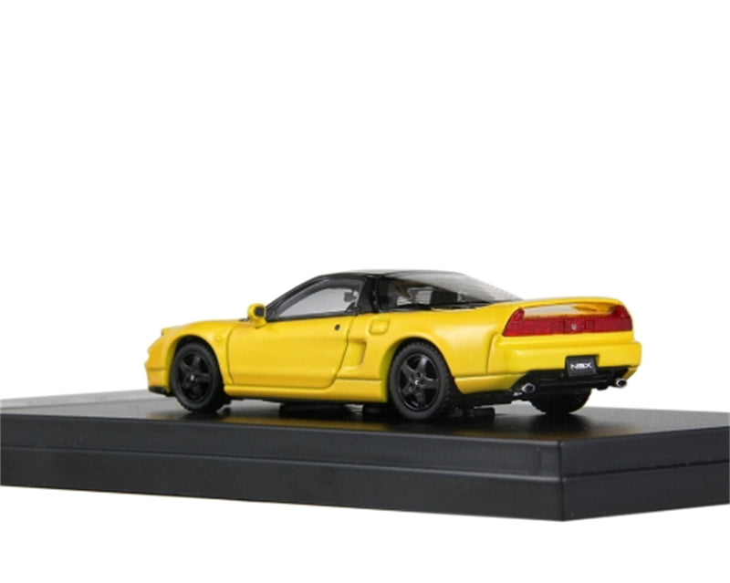LCD-MODELS Honda NSX MK1 NA1 Yellow with Flipping Headlights 1:64 car Pre-built Model view8