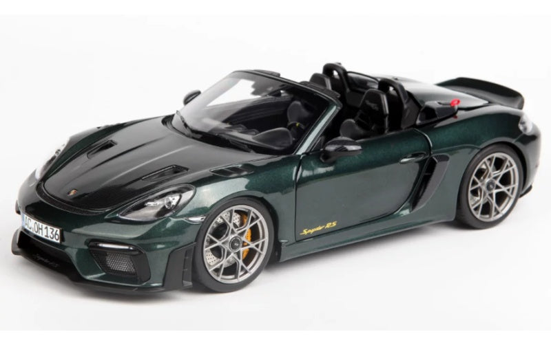 1:18 Porsche 718 Spyder RS 2023 Green NOREV Convertible DIECAST Car Model