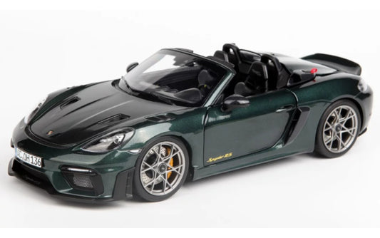 1:18 Porsche 718 Spyder RS 2023 Green NOREV Convertible DIECAST Car Model