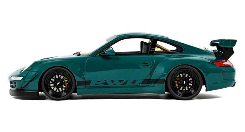 1:18 PORSCHE 911 997 RWB SYUNKASHUTO COUPE  Green  GT SPIRIT Limited Edition Resin Car Model