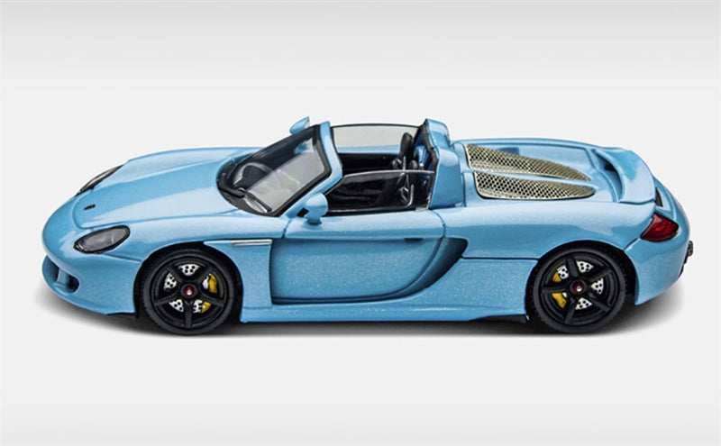TIMEMICRO Porsche Carrera GT Bay Blue 1:64 Car Pre-built Model view5