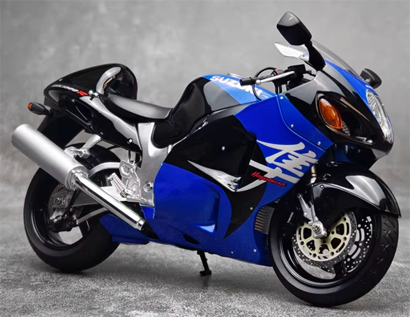 1:12 Suzuki GSX-1300R Hayabusa  blue-black  LCD MODELS  DIECAST motorcycle Model