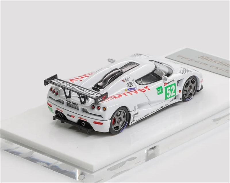 1:64 Koenigsegg CCGT #52 Supercar Limited Edition  White Autobots Models DIECAST Model