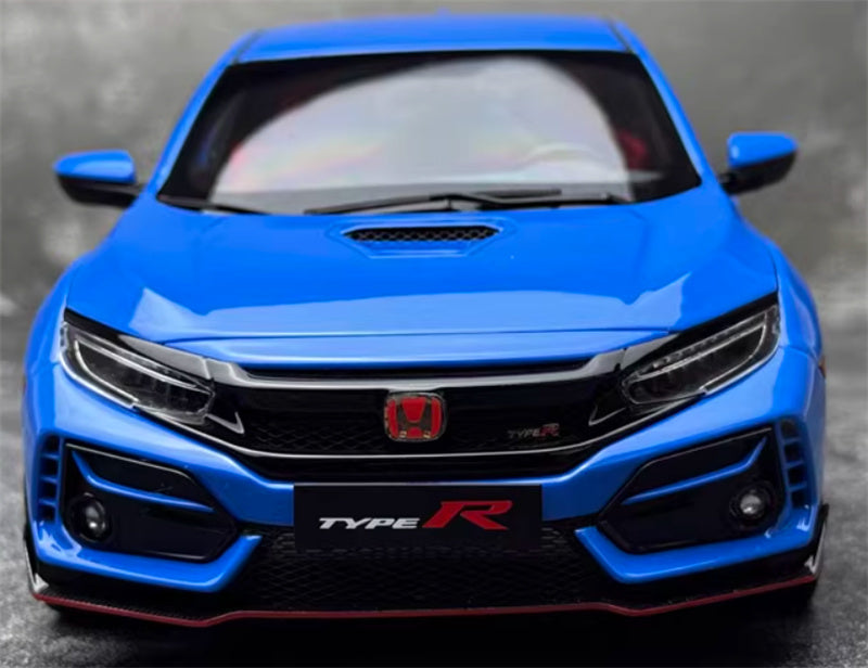 LCD-MODELS Honda Civic TYPE R FK8 2020 model Racing Blue 1:18 Car Pre-built Model view8